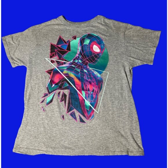 Spiderman Shirt Large 10-12 Marvel Gamerverse Superhero T-Shirt Tee - Picture 1 of 6